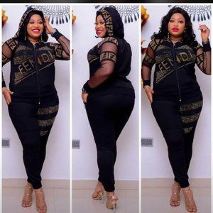 European trouser suit